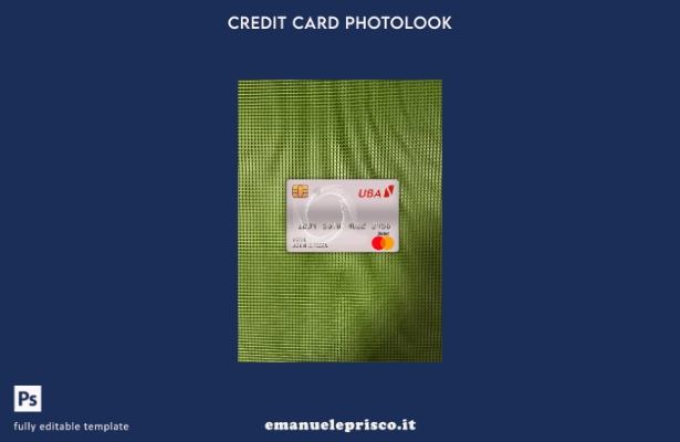 modello anteriore photolook della carta di debito master della banca UBA del Cam
